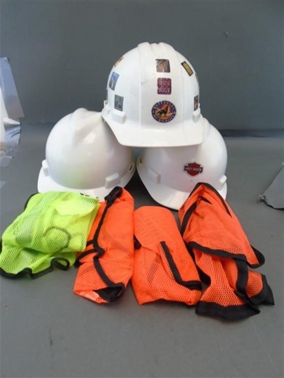 Hard Hats and Reflective Safety Vests