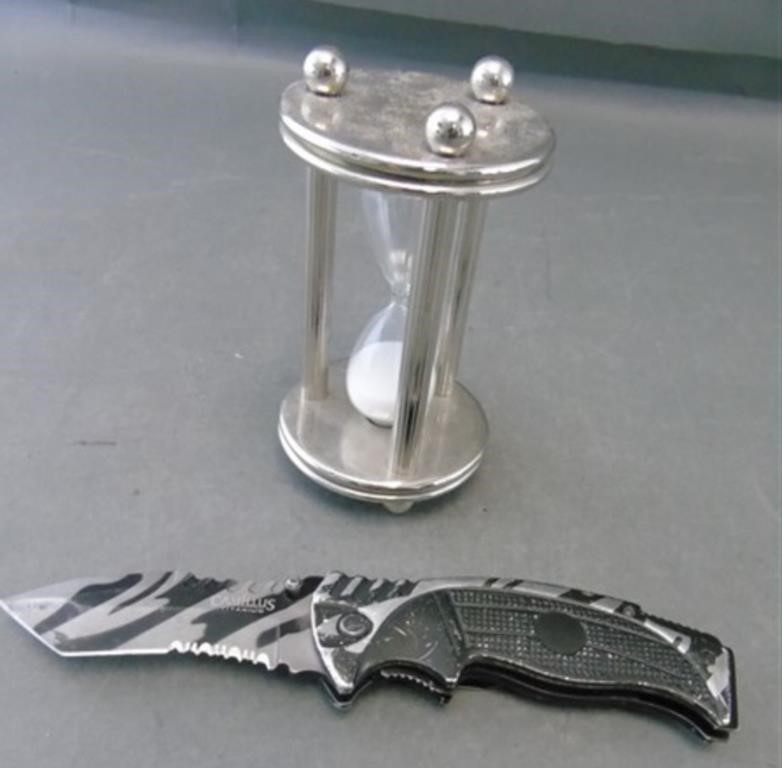 Micro Innovations Hour Glass and Camillus Pocket K