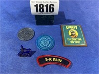 Scout & More Memorabilia, 5-K Run, Navy Pin,