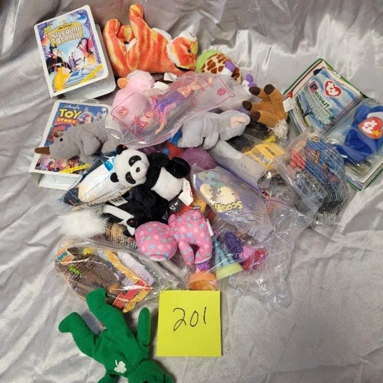 Toys Beanie babies vhs tapes
