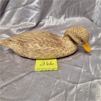 hand carved duck