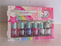 NEW UNOCORN 6 PIECE NAIL POLISH COLLECTION PACK