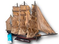 Vintage Intricate "Pamir" Sail Ship