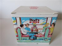 VINTAGE 1986 BUD'S DINER COLLECTOR MUG IN BOX