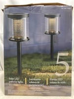 Solar Pathway Lights 5 Pack *Pre-owned