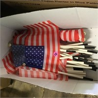 NEW 24 Flags- approx 12" stick