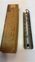 Vtg Testrite photography metal thermometer