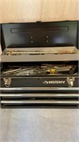 3 drawer Husky toolbox, full of tools