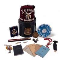 Masonic and Fraternal Collectibles (17 pcs)