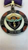Vtg Masonic Royal Order of Jesters medal