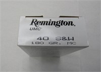 50 Rounds 40 S&W Ammo - NO SHIPPING