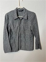 Vintage 80s Femme Cut Gray Jacket