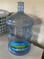 Empty 5 gallon plastic water jug