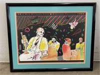 Peter Max Numbered Framed Print