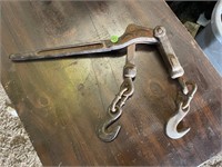 lever binder to tie down chains