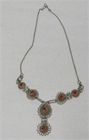 Vintage Silesion Iron Wire Works Necklace 17" Long