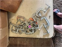 1 dozen small c-clamps