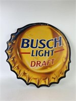 Busch Light Draft Beer Metal Sign
