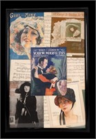 Antique Sheet Music and Covers Collage