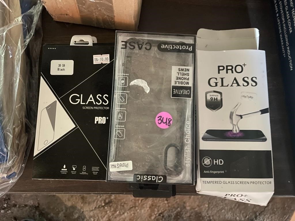 Lot of Screen Protectors and Cases