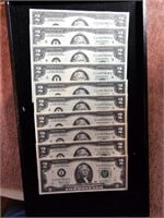 2003 $2 Fed Res Consecutive #s (10)