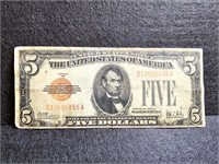 1928A United States Note Five-Dollar - Red Seal
