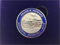 Frank Howard Hospital Memorial Silver Medal Coin
