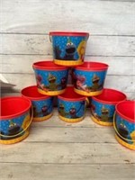 Elmo sesame street party buckets