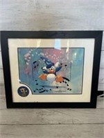 Mickeys Philharmagic Donald duck framed print
