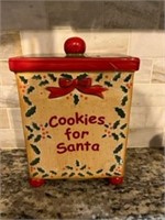 Cookie jar for santa