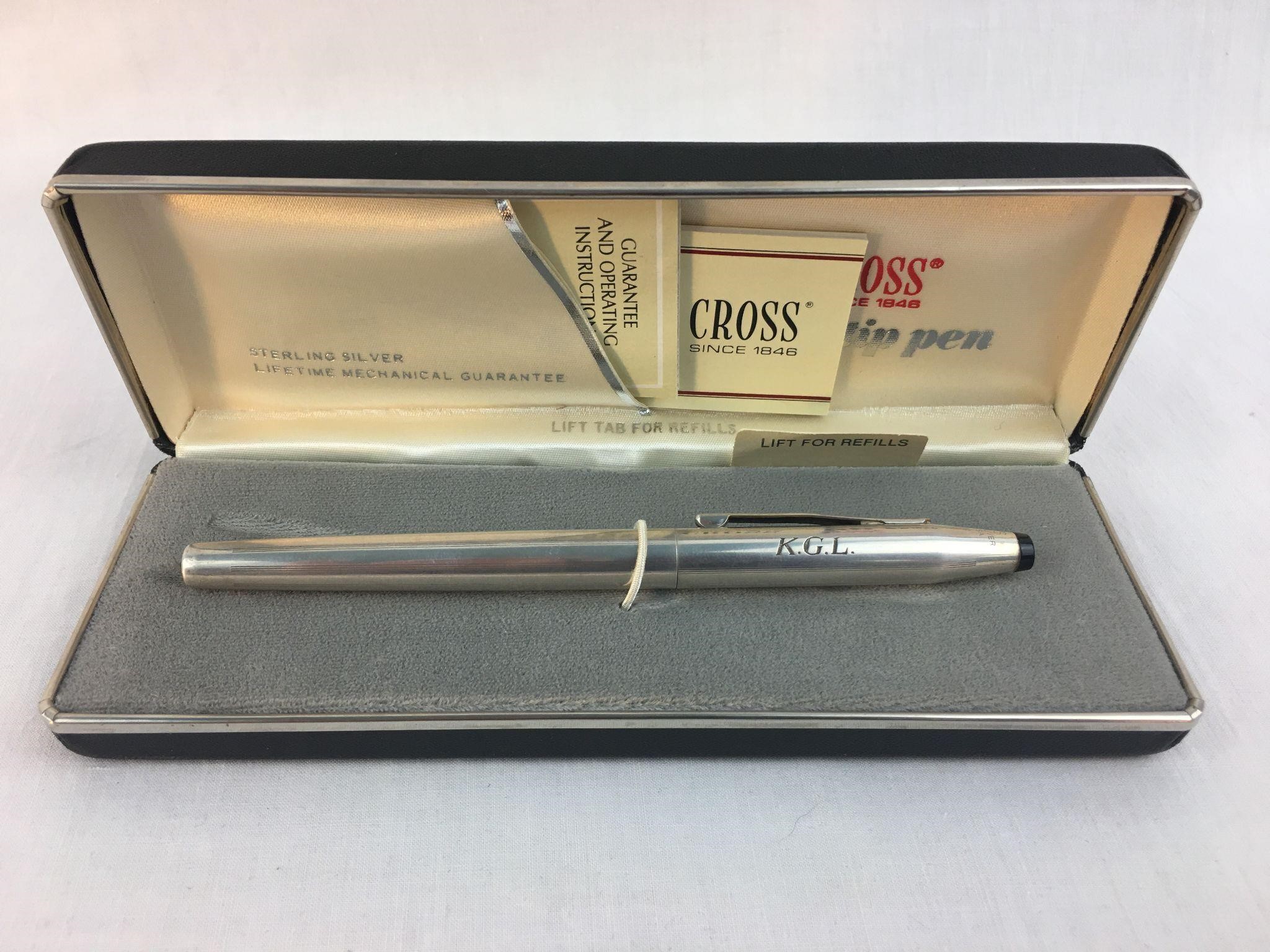 Vintage Cross Sterling Silver Soft Tip Pen