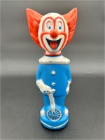 Vintage Bozo the Clown Soaky Bubble Bath Bottle