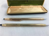 Cross 10K Gold Filled Mechanical Pen And Pencil