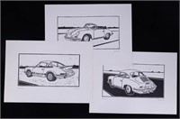 Porsche Woodcuts by Andreas Hentrich (3)