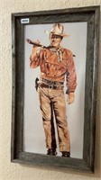John Wayne 'Hondo' Framed Art, 15" x 27"