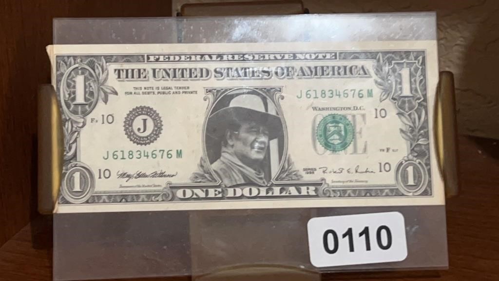 John Wayne $1 Bill