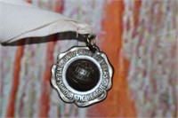 Vintage Sterling Silver University Of Texas Medal