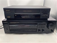 Sony Receiver and Funai VCR