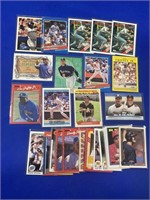 Lot 80s and 90s baseball cards: Barry Bonds
