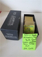 BULK 214  POKEMON CARDS MINT XY EVOLUTION  + BOX