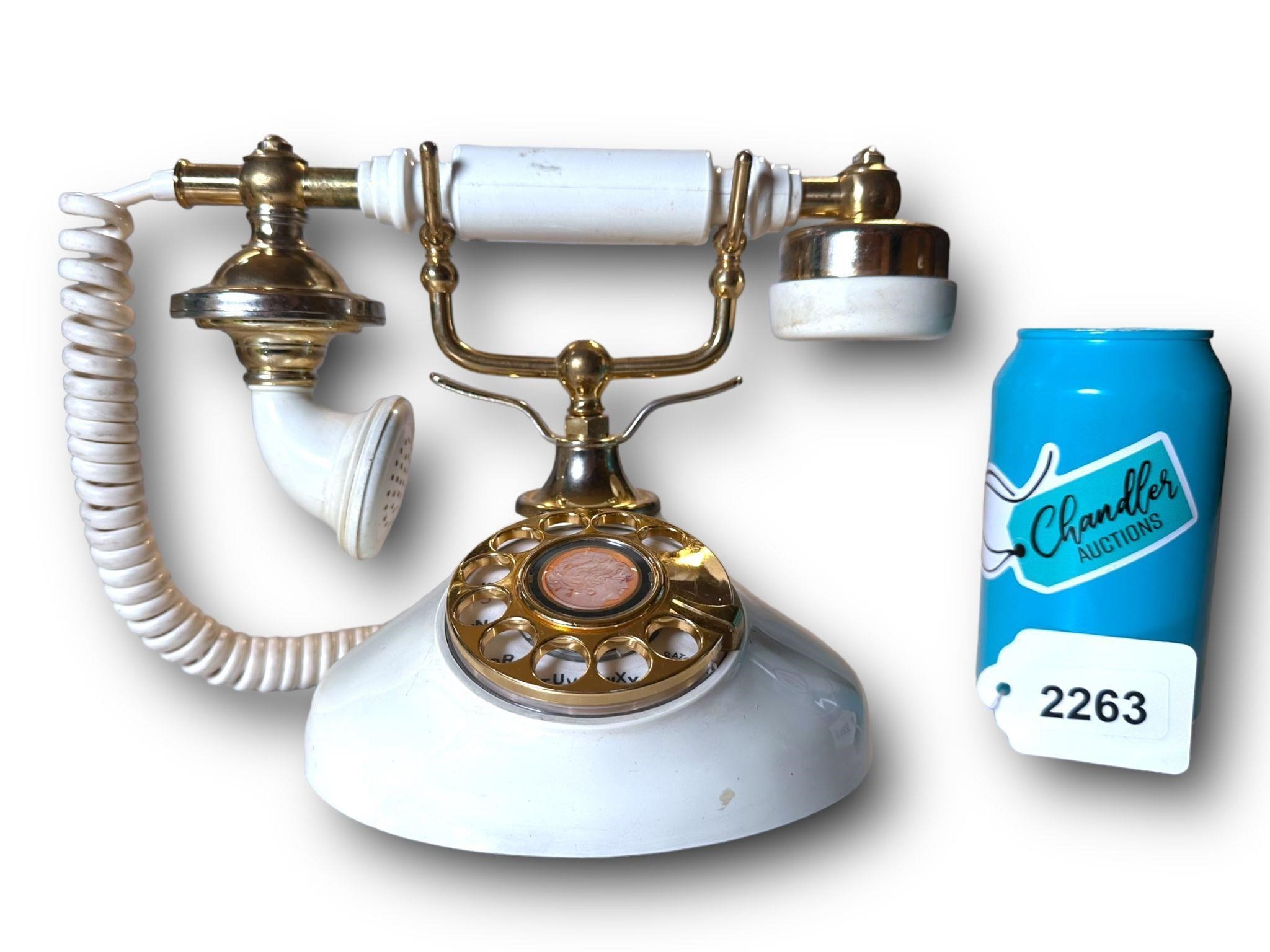 Vtg. French Style Rotary Phone