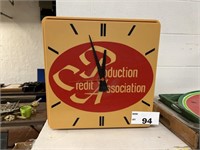 VTG. PRODUCTION CREDITR ASSOCIATION CLOCK