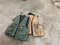 FISHING VESTS- SEE PICS FOR SIZES