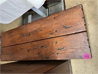 Large Heavy Pine Bench