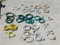 Lot Of Various Industrial Air & Hydraulic Hoses