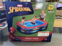 spiderman family pool marvel 6ft x 57"x 19" deep
