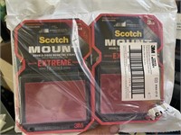 6 packs  OF scotch mount tape 3lb capacity