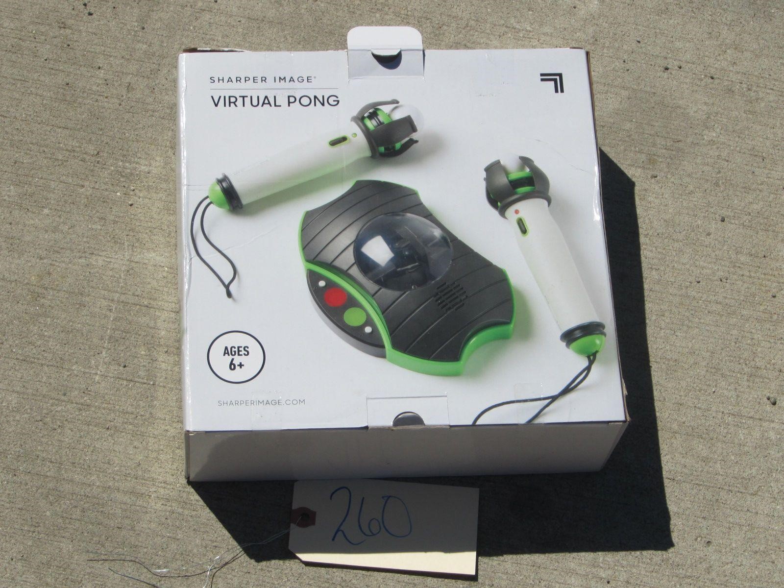 Virtual Pong Game By The Sharper Image