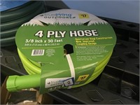 water hose 4ply 5/8inch 50 foot green