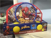 spiderman marvel over the door basketball set